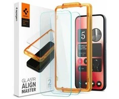 Spigen Alm Glas.TR 2 vnt. – Apsauginis stiklas skirtas Nothing Phone 2a / 2a Plus (Transparent)