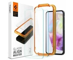 Apsauginis stiklas Samsung Galaxy A35 5G Spigen ALM Glas.tr 2-pack skaidrus