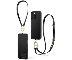 Apple iPhone 16 Pro Max Spigen Cyrill Kajuk Classic Charm Mag MagSafe dėklas telefonui juodos spalvos