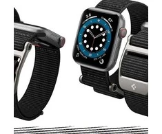Dėklas Spigen Fit Lite Ultra Apple Watch 4 / 5 / 6 / 7 / 8 / SE / Ultra (42 / 44 / 45 / 49 mm) oranžinės spalvos
