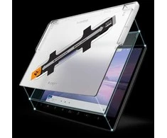 TEMPERED GLASS Spigen GLAS.TR "EZ FIT" TESLA MODEL X 2022 / MODEL S 2021 Juodas