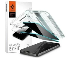 Apsauginis stiklas Spigen Stiklas tR EZ Fit (Privacy) 2-pack, skaidrus - iPhone 15 Pro