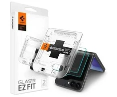 Apsauginis stiklas Samsung Galaxy Z Flip6 Spigen Glas.tr „EZ Fit” 2 vnt. Clear