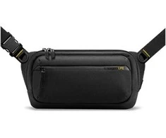 Spigen Klasden Sling Bag, juodos spalvos