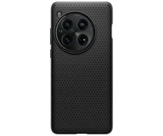 OnePlus 12 Spigen Liquid Air Matte dėklas telefonui juodos spalvos