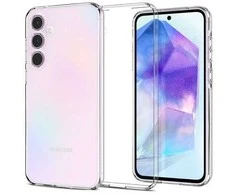 Spigen Liquid Crystal dėklas skirtas Samsung Galaxy A55 5G, spalva - Crystal Clear