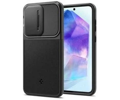 Samsung Galaxy A55 5G Spigen OPTIK Armor dėklas telefonui juodos spalvos