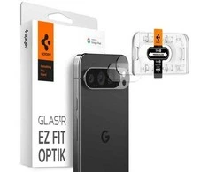 Kameros apsauga Google Pixel 9 Pro Spigen Optik. TR ”EZ FIT” kameros apsauga 2-pack Crystal Clear