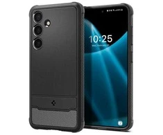 Samsung Galaxy S24 Plus Spigen Rugged Armor Matte dėklas telefonui juodos spalvos