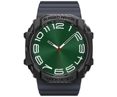 Dėklas Samsung Galaxy Watch 7 (44 mm) Spigen Rugged Armor Matte juodos spalvos