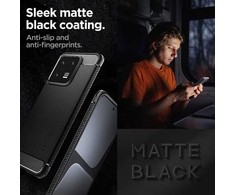 Spigen Rugged Armor - dėklas skirtas Xiaomi 13 Pro Juodas