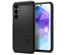 Spigen Tough Armor dėklas skirtas Samsung Galaxy A55 5G, spalva - Juoda