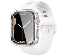 Dėklas Apple Watch 7/8/9 (41mm) Spigen Ultra Hybrid Crystal Clear