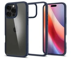 Spigen dėklas ULTRA HYBRID skirtas Apple iPhone 16 Pro Max navy mėlynas