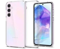 Spigen Ultra Hybrid – dėklas skirtas Samsung Galaxy A55 5G Transparent