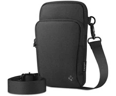 Spigen Klasden Universal Cross bag for Mobile, juodos spalvos