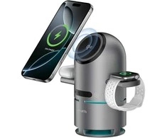 4smarts ChargeBot Sound Qi2 įkrovimo stotelė, pilka