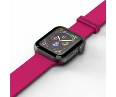 Dėklas Superdry Watchband Apple Watch 38 / 40mm Silikoninis rožinis (41679)