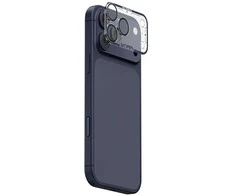 Szkło na objektyvas aparatu Skinarma Magma Full Matte do iPhone 17 Pro Max mėlyna