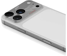 Szkło na objektyvas aparatu Skinarma Sonix Full Aliuminio do iPhone 17 Pro sidabrinė