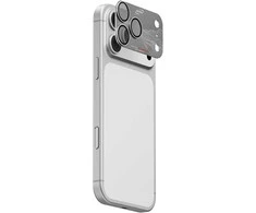 Szkło na objektyvas aparatu Skinarma Sonix Full Aliuminio do iPhone 17 Pro sidabrinė