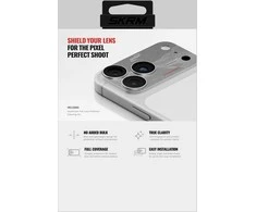 Camera Lens Glass Skinarma Sonix Full Aliuminio skirtas Apple iPhone 17 Pro sidabrinis