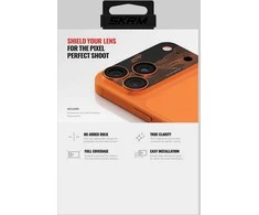 Camera Lens Glass Skinarma Sonix Full Aliuminio skirtas Apple iPhone 17 Pro oranžinis