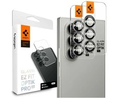 Juoda kameros apsauga Samsung Galaxy Fold 7 telefonui „Spigen Optik Pro HD GLAS.TR ”EZ FIT” 2 vnt.”