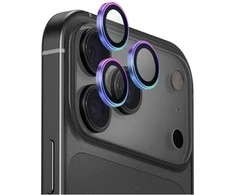 UNIQ Optix aliuminio kameros objektyvo apsauginis dėklas Apple iPhone 17 Pro / Apple iPhone 17 Pro Max su opalo aplikatoriumi