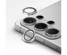 Szkło na objektyvas aparatu UNIQ Optix Aliuminio Camera Lens do Samsung Galaxy S26 / S26+ sidabrinė