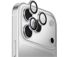 UNIQ Optix aliuminio kameros objektyvo apsauga Apple iPhone 17 Pro / Apple iPhone 17 Pro Max su aplikatoriumi, sidabrinė
