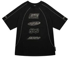 T-shirt Skinarma Delta L juodos spalvos