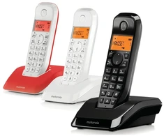 Telefonas stacionarus belaidis komplektas 3 vnt. Motorola S1203