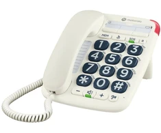 Telefonas stacionarus belaidis Motorola CT200 balta