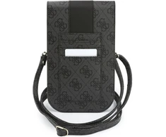 Phone bag Guess 4G & Classic Logos Stripe Strap juodas