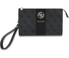 Torebka na telefon Guess 4G with Round 4G &amp; Classic Logos Stripe juoda