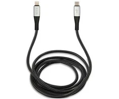 TUMI TUCCSMFI kabelis USB-C - Lightning 1.5m Fast Charging juodos spalvos