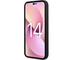 Tumi TUHCP14SSK Apple iPhone 14 / 15 / 13 6.1″ juodos spalvos kietas dėklas Liquid Silicone