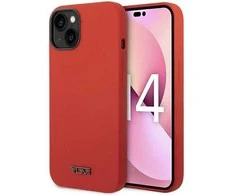 Tumi TUHCP14SSR Apple iPhone 14 / 15 / 6.1″ red kietas dėklas Liquid Silicone