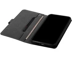 UNIQ Journa Bookdėklas Apple iPhone 12 Pro Max 6,7″ dark pilkos spalvos