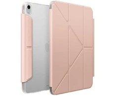 UNIQ dėklas Camden Click Apple iPad Air 13" (2024/2025) rožinės spalvos