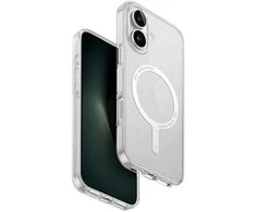 UNIQ dėklas Clario Apple iPhone 16 6.1"Magclick Charging skaidrus