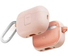 UNIQ Clyde Lock dėklas AirPods Pro 2 (2022/2023) powder pink-pink/light pink-crepe pink