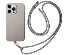 UNIQ dėklas Coehl Creme Apple iPhone 16 Pro 6.3" Magnetic Charging pilkos spalvos