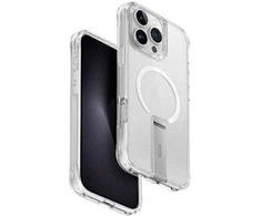 UNIQ dėklas Eleva with Vertica Stand Apple iPhone 16 Pro Max 6.9" skaidrus
