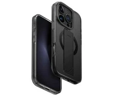 UNIQ dėklas Heldro Max Apple iPhone 16 Pro 6.3" Magclick Charging juodos spalvos