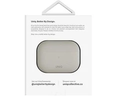 UNIQ dėklas Lino AirPods Pro 2 genSilicone (2022/2023) gelsvas