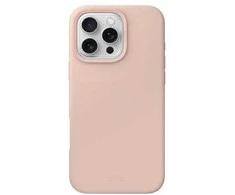 UNIQ dėklas Lino Hue Apple iPhone 16 Pro Max 6.9" Magclick Charging rožinės spalvos