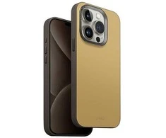 UNIQ dėklas Lyden DS Apple iPhone 15 Pro Max 6.7" Magclick Charging geltonos ir pilkos spalvos