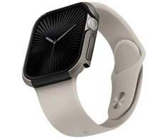 UNIQ dėklas Valencia Apple Watch Series 46mm sidabro spalvos